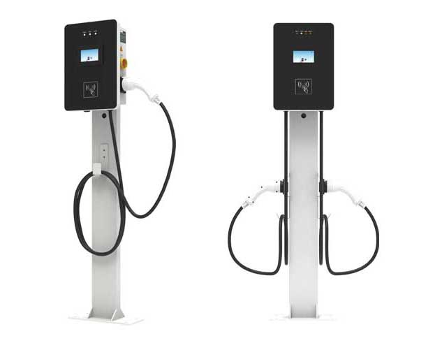 7KW单枪/14KW双枪交流充电桩-立柱
